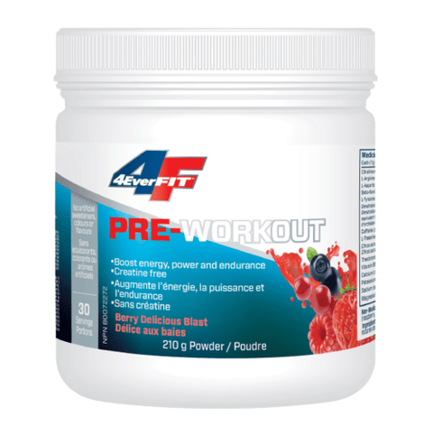 4EverFit Pre-Workout All Natural Creatine-Free - YesWellness.com