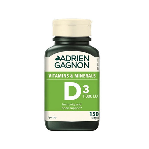 Adrien Gagnon Vitamin D 1000IU 150 Softgels