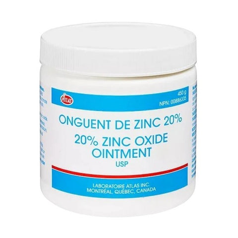 Atlas 20% Zinc Oxide Ointment 450g