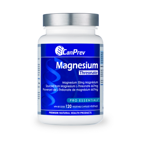 CanPrev Magnesium Threonate 50mg 120 Veg Capsules