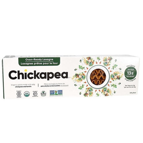 Expires July 2024 Clearance Chickapea Organic Oven Ready Lasagne 227g - YesWellness.com