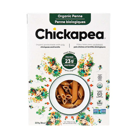 Expires July 2024 Clearance Chickapea Organic Penne Pasta 227g - YesWellness.com