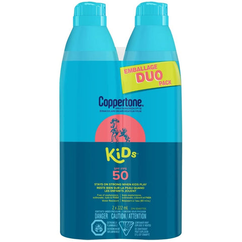 Coppertone Kids Sunscreen Continuous Spray SPF 50 Duo Pack