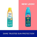 Coppertone Kids Sunscreen Continuous Spray SPF 50 Old vs New Label