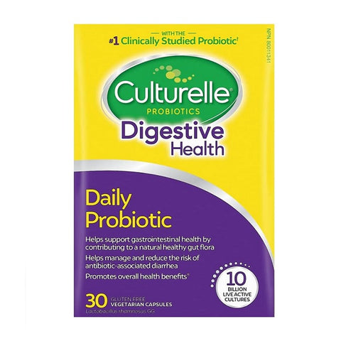 Culturelle Digestive Daily Probiotic Vegetarian Capsules - YesWellness.com