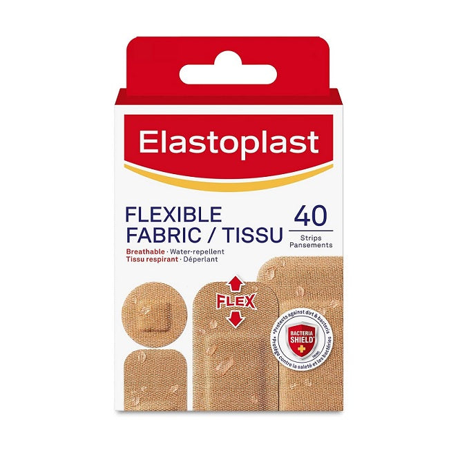 Elastoplast Plastic Water-Resistant Assorted 45907 40 Pack