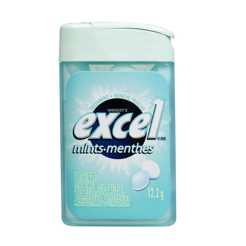 Expires July 2024 Clearance Excel Mints Fresh Mint 1 Tin 12.2g - YesWellness.com