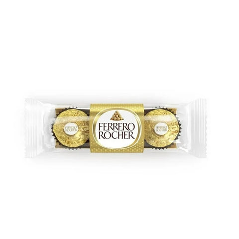 Ferrero Rocher Hazelnut Chocolate 3 Chocolates