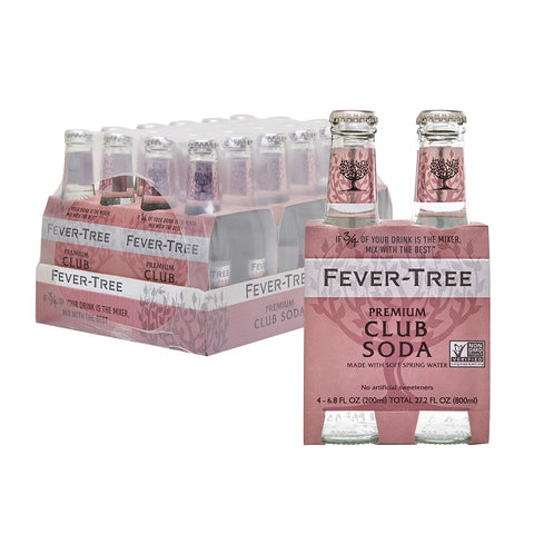 Fever-Tree Premium Club Soda 24 x 200mL