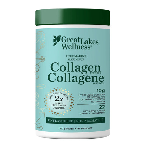 Great Lakes Wellness Collagen Peptides Pure Marine Unflavoured 227g