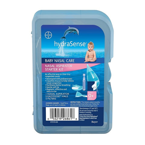 HydraSense Baby Nasal Aspirator Starter Kit 