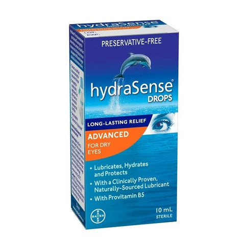 HydraSense Eye Drops Advanced For Dry Eyes 10mL