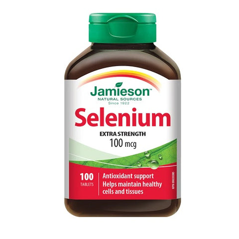 Jamieson Selenium Extra Strength 100 mcg 100 Tablets