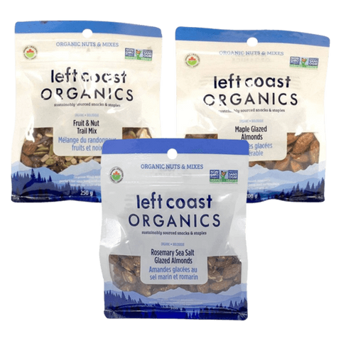 Left Coast Organics Almond Mix Snacks Bundle