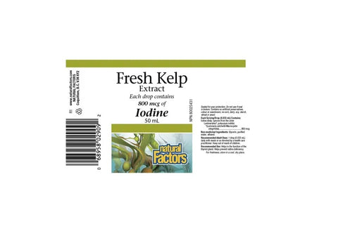 Natural Factors Fresh Kelp Extract Liquid 50 ml