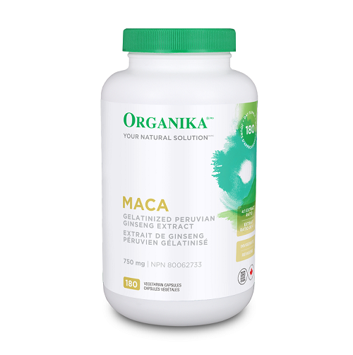 Cápsulas de maca mejorada Organika