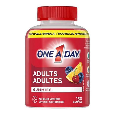 One A Day Adult Multivitamin Gummies 130 Gummies