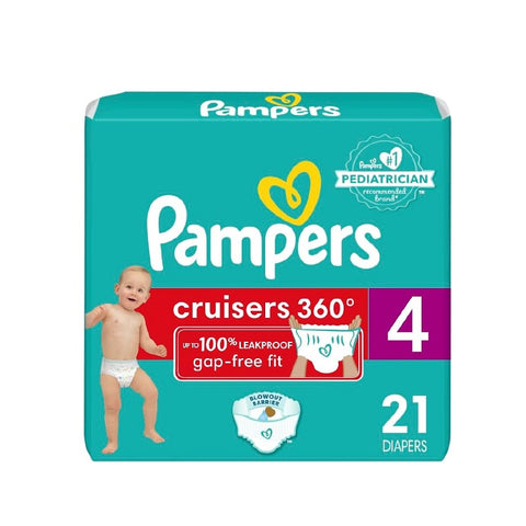 Pampers Cruisers 360 Size 4 21 Diapers