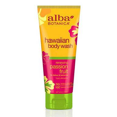 Alba Botanica Hawaiian Passion Fruit Body Wash 207mL - YesWellness.com