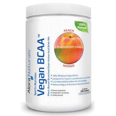 Expires May 2024 Clearance Alora Naturals Vegan BCAA 285g - Natural Peach/Mango - YesWellness.com