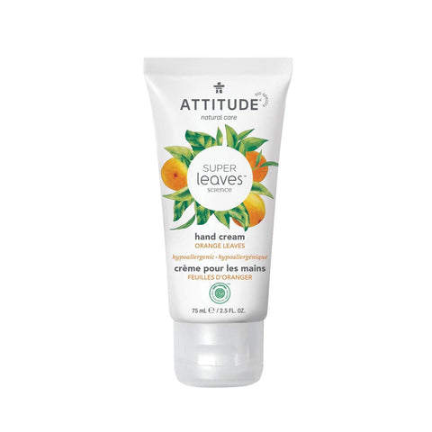 Attitude Super Leaves Hand Cream - Orange Leaves 75 ml - YesWellness.com