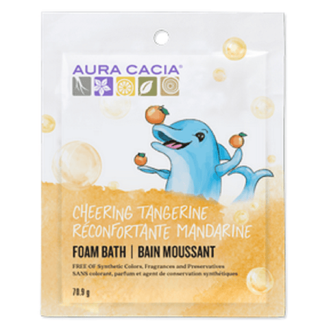 Aura Cacia Kids Cheering Foam Bath - Tangerine & Sweet Orange - YesWellness.com