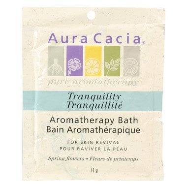 Aura Cacia Tranquility Mineral Bath Box 71g  - Case of 6 - YesWellness.com