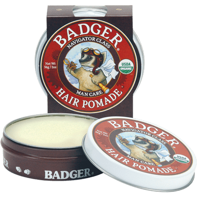 Badger Balm Navigator Class Organic Hair Pomade 56 grams - YesWellness.com