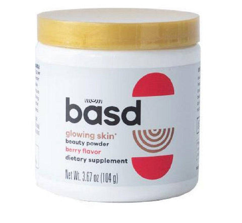 Basd Glowing Skin Beauty Powder Berry Flavor Dietary Supplement 104 g - YesWellness.com