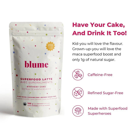 Blume Birthday Cake Latte 100g - YesWellness.com
