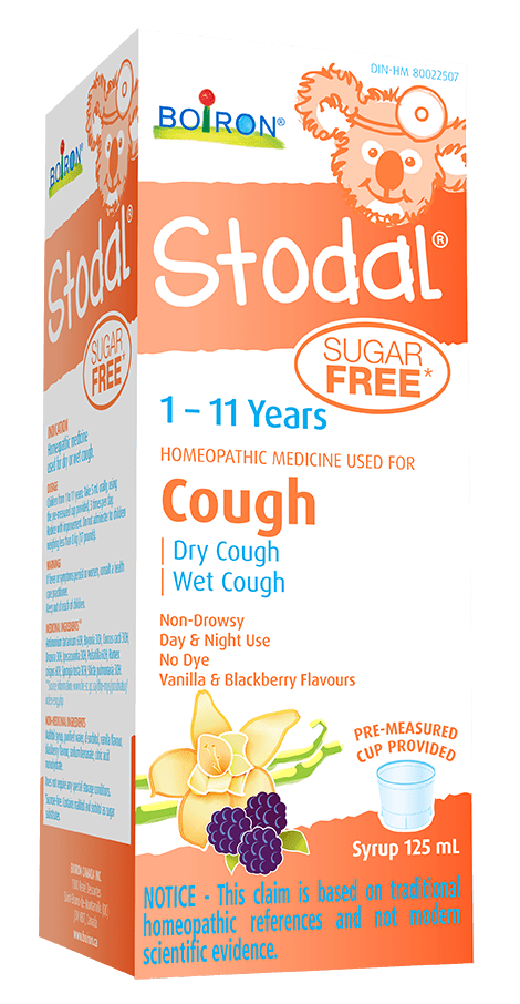 Boiron Children's Stodal Sugar Free Syrup 125 ml - YesWellness.com