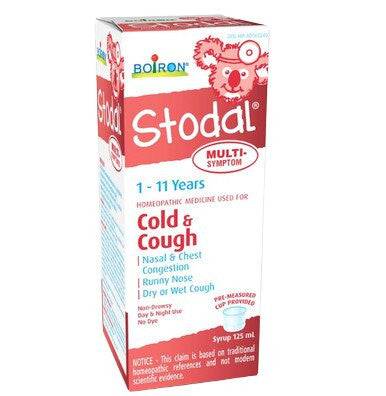 Boiron Cold and Cough Stodal Multi-Symptom Children - 125 mL - YesWellness.com