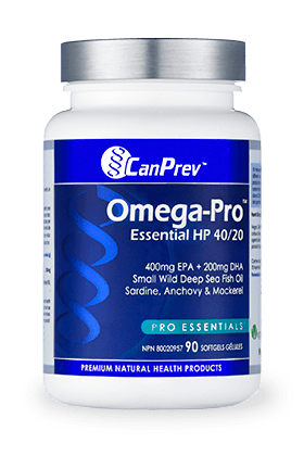 CanPrev Omega-Pro Essential HP 40/20 - 90 soft gels - YesWellness.com