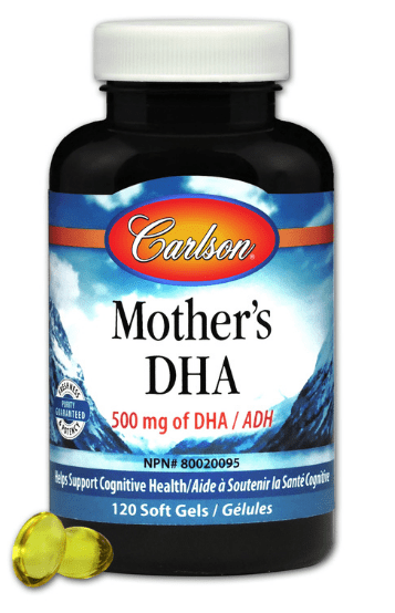 Carlson Mother's DHA 60 Soft Gels - YesWellness.com
