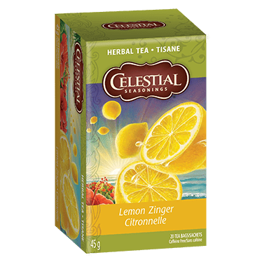 Celestial Seasonings Herbal Tea Lemon Zinger 20 Tea Bags - YesWellness.com