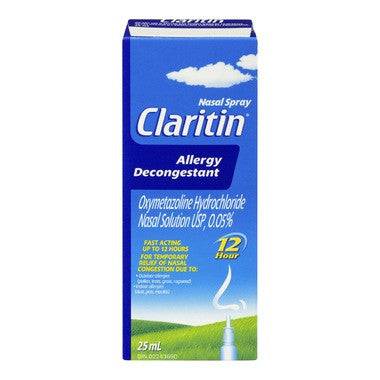 Claritin Allergy Decongestant Nasal Spray 25mL - YesWellness.com