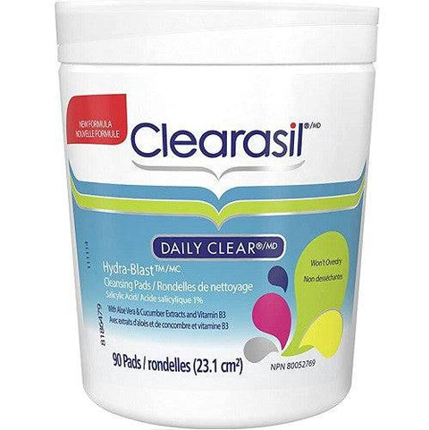 Clearasil Daily Clear Daily Pore Cleansing Pads 90 Count - YesWellness.com