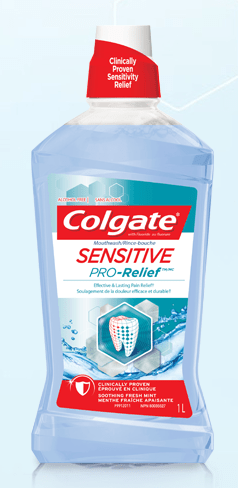 Colgate Sensitive Pro Relief Mouthwash 1 L - YesWellness.com