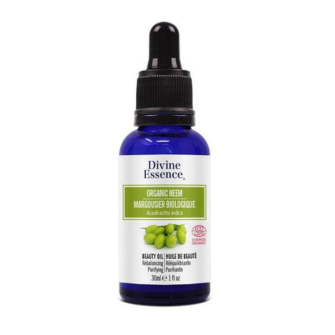 Divine Essence Organic 85% Neem Beauty Oil 30mL - YesWellness.com