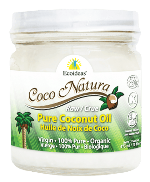 Ecoideas Organic Coco Natura Raw Organic Coconut Oil - YesWellness.com