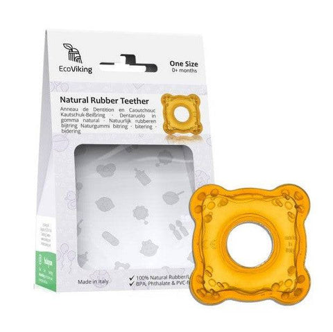 EcoViking Natural Rubber Teether One Size (0+ months) - YesWellness.com