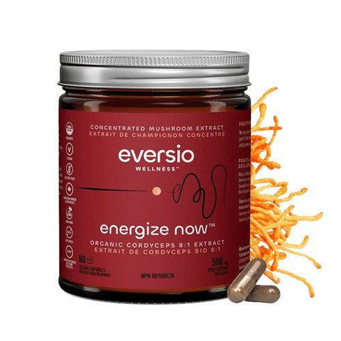 Eversio Wellness Energize Now 60 Capsules Jar - YesWellness.com
