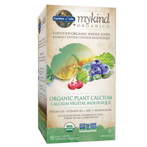 Garden of Life Mykind Organics Organic Plant Calcium - 90 Vegan Tablets - YesWellness.com
