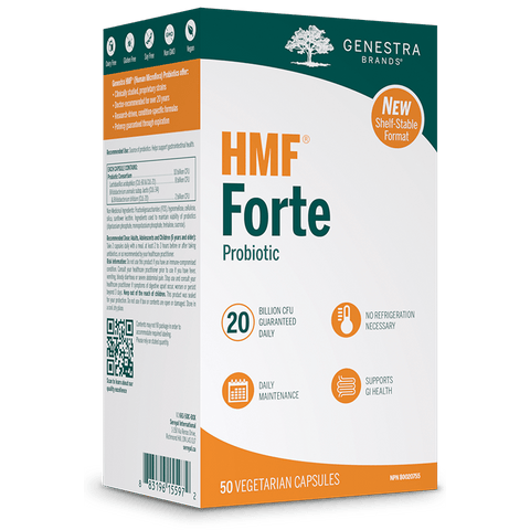 Genestra HMF Forte Probiotic (Shelf-Stable) 50 Vegetarian Capsules - YesWellness.com