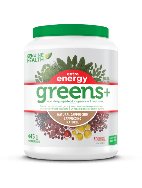 Genuine Health Greens+ Extra Energy - YesWellness.com