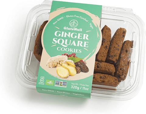 Glutenull Ginger Square Cookies 320g - YesWellness.com