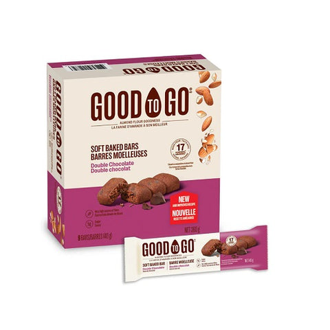 Good To Go Double Chocolate Keto Bars 9 x 40g Box - YesWellness.com