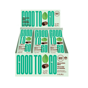 Good To Go Chocolate Mint Keto Bars 9 x 40 g Box - YesWellness.com