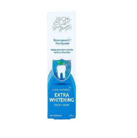 Green Beaver Naturapeutic Toothpaste Extra Whitening - Fresh Mint 100 g - YesWellness.com