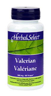 Herbal Select Valerian 60 veg capsules - YesWellness.com